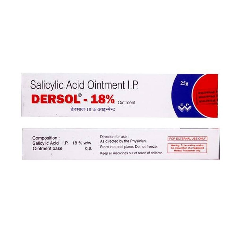 DERSOL 18% OINTMENT 25GM
