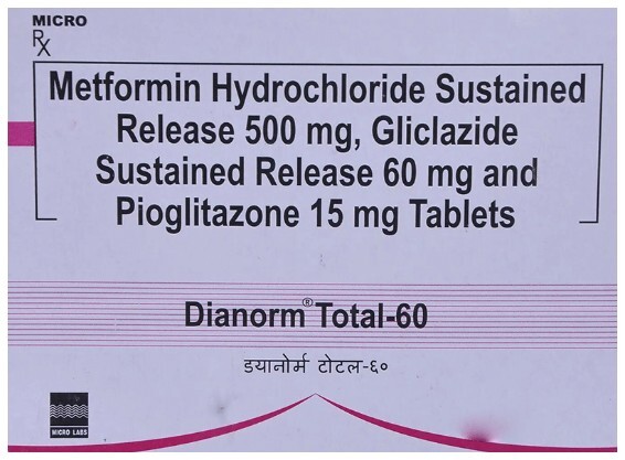 DIANORM TOTAL 60MG TABLET