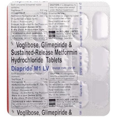 DIAPRIDE M1 LV TABLET