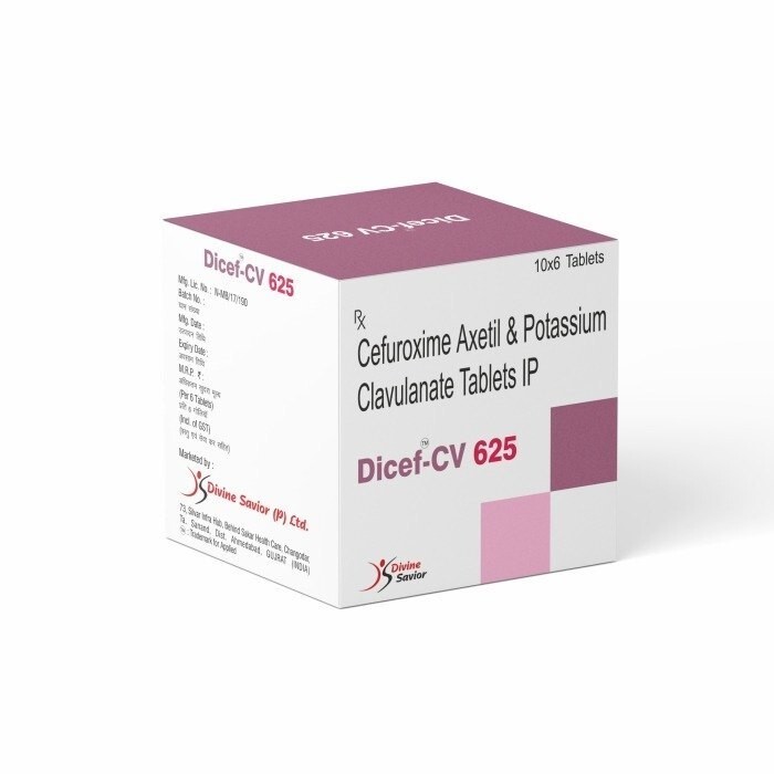 DICEF CV 625MG TABLET
