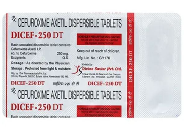 DICEF 250MG DT TABLET