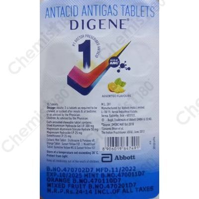 DIGENE ASSORTED TABLETS