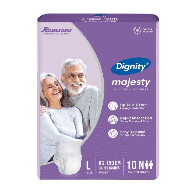 DIGNITY MAJESTY ADULT DIAPER LARGE