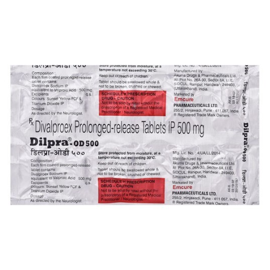 DILPRA OD 500MG TABLET