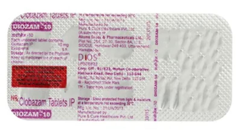 DIOZAM 10MG TABLET