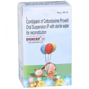 DOXCEF 50MG DRY SYRUP 30ML
