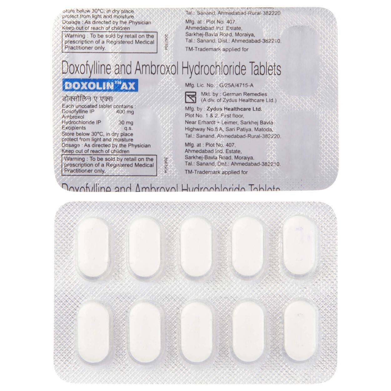 DOXOLIN AX TAB