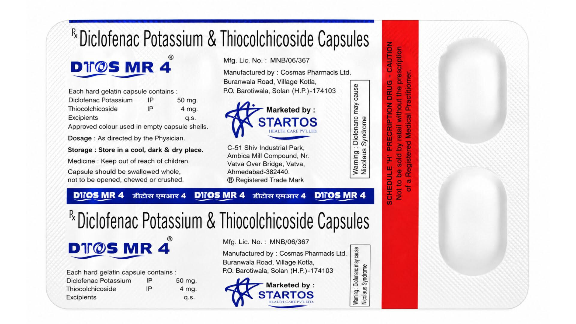 DTOS MR 4MG TABLET