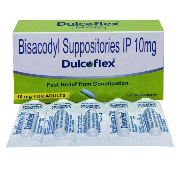 DULCOFLEX ADULT 10MG SUPPOSITORIES