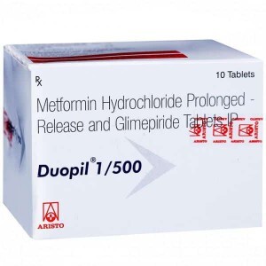 DUOPIL 1MG/500MG TABLET PR
