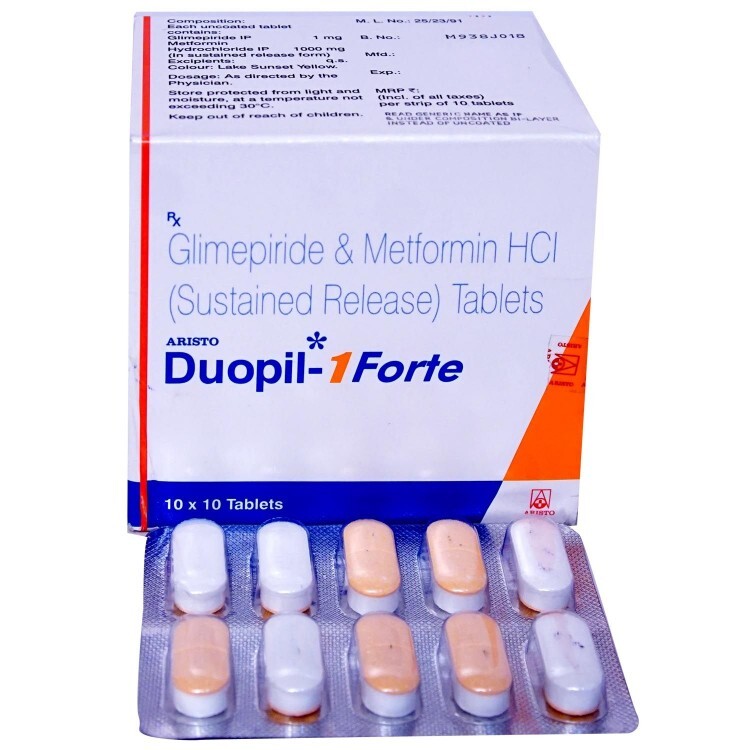 DUOPIL 1MG FORTE TABLET