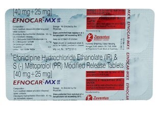 EFNOCAR MX 40MG/25MG TABLET