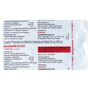 EMSITA M 50/500 TABLET
