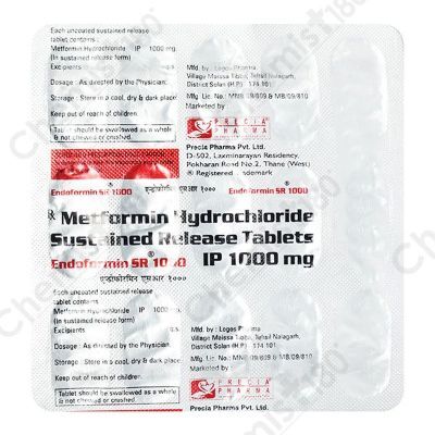 ENDOFORMIN SR 1000MG TABLET