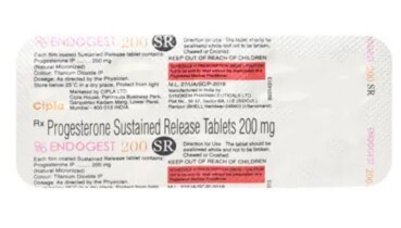 ENDOGEST 200 MG SR TABLET