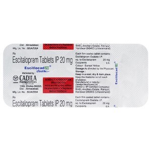 ESCITLOCAD 20MG TABLET