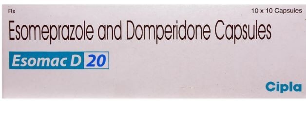 ESOMAC D 20MG CAPSULE