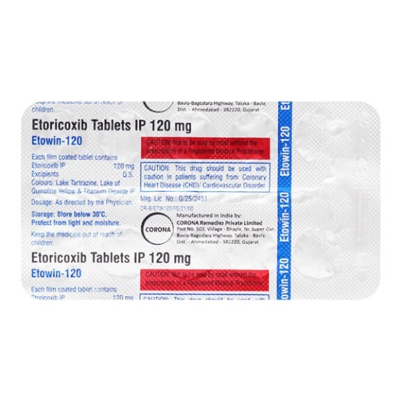 ETOWIN 120MG TABLET