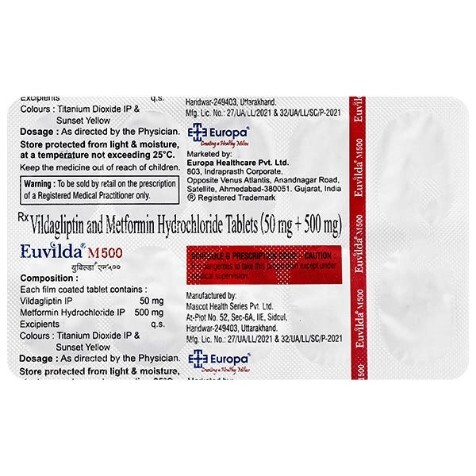 EUVILDA M 500MG TABLET