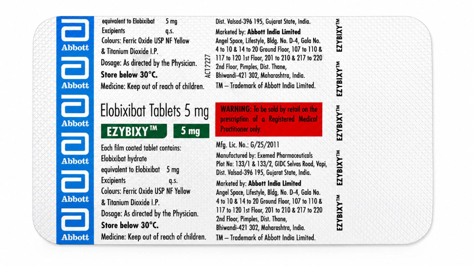 EZYBIXY 5MG TABLET