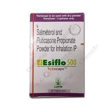 ESIFLO  50MCG/500 MCG INHALER