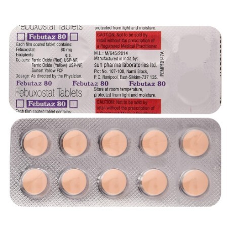 FEBUTAZ 80MG TABLET