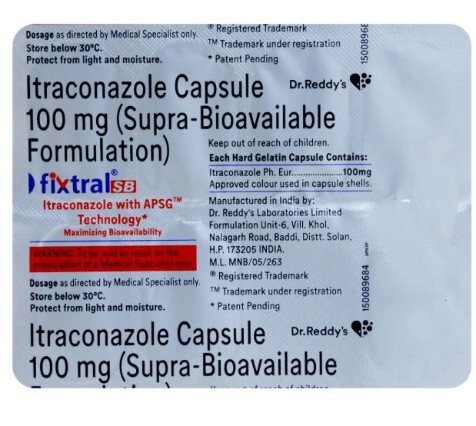 FIXTRAL SB 100MG TABLET