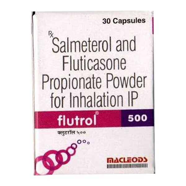FLUTROL MYHALER 500 ROTACAPS