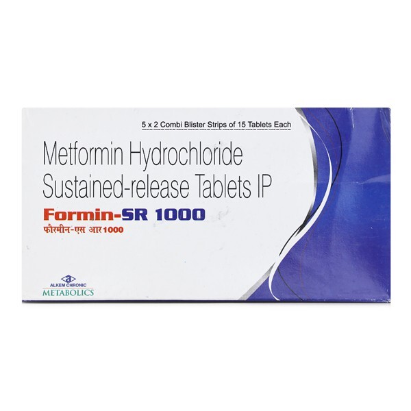 FORMIN SR 1000MG TABLET