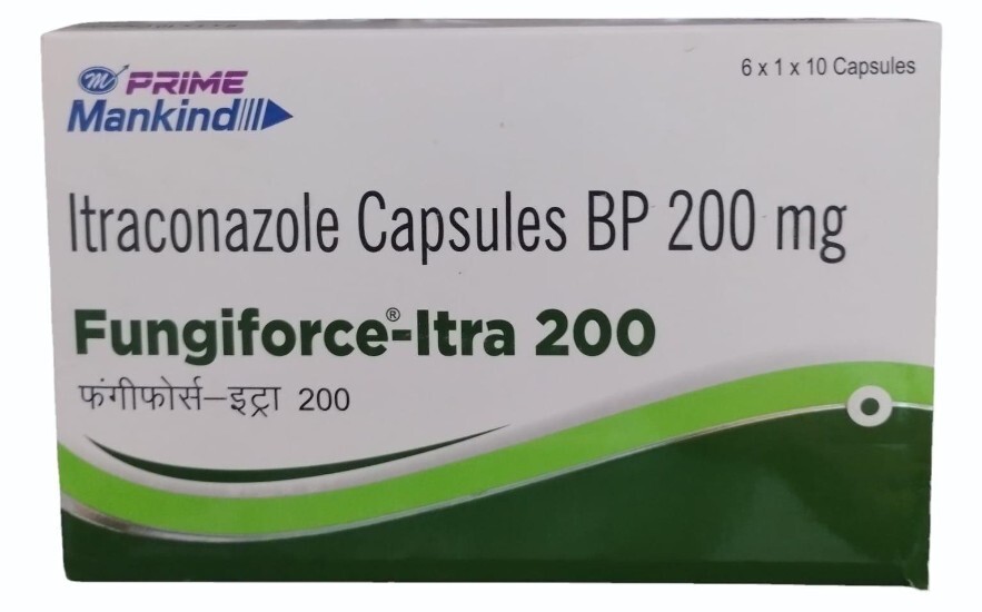 FUNGIFORCE ITRA 200MG CAPSULE