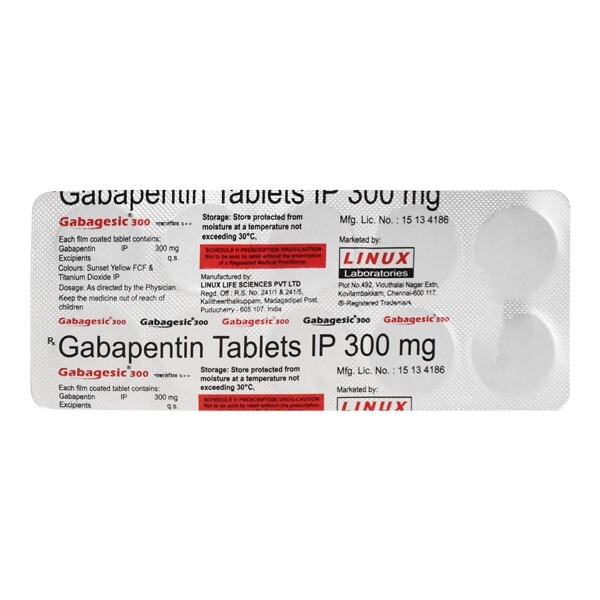 GABAGESIC 300MG TABLET