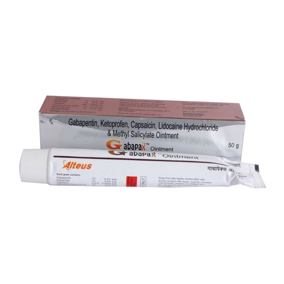 GABAPAX OINTMENT 50 GM
