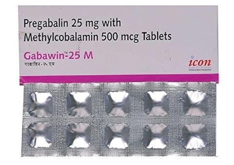GABAWIN M 25MG TABLET