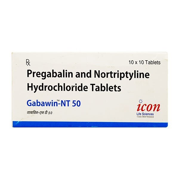GABAWIN NT 50MG/10MG TABLET