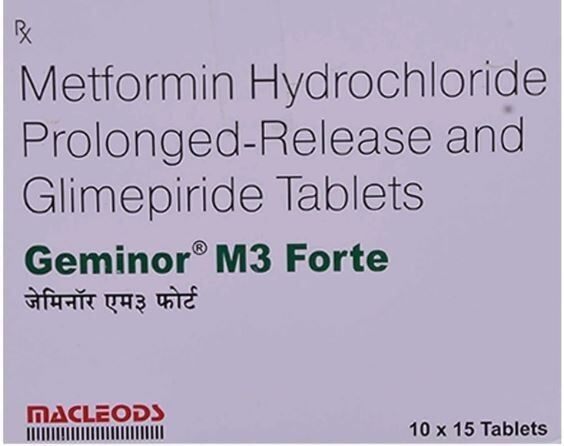 GEMINOR M 3MG FORTE TABLET