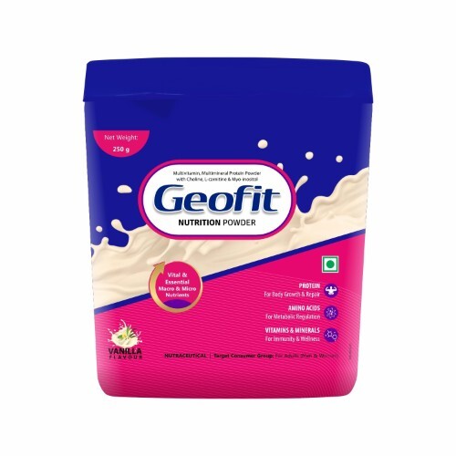 GEOFIT VANILA POWDER 250GM