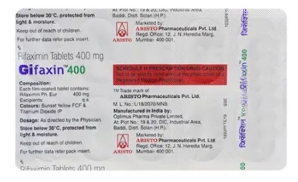 GIFAXIN 400MG TAB