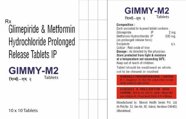 GIMMY M 2MG TABLET