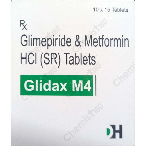 GLIDAX M 4MG TABLET