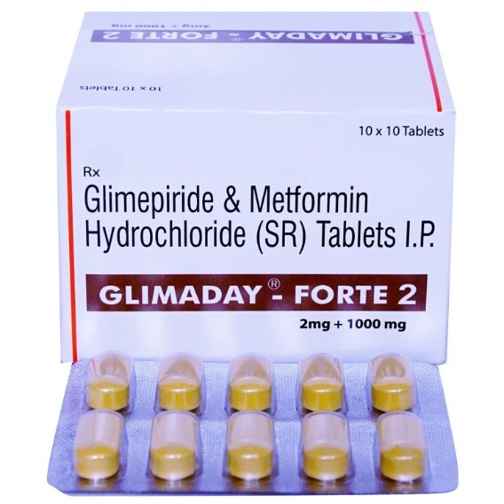 GLIMADAY FORTE 2MG TABLET