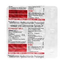 GLIMICURE M 0.5MG TABLET