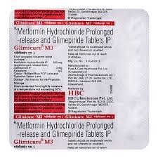 GLIMICURE M 3MG TABLET