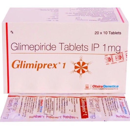 GLIMIPREX 1MG TABLET