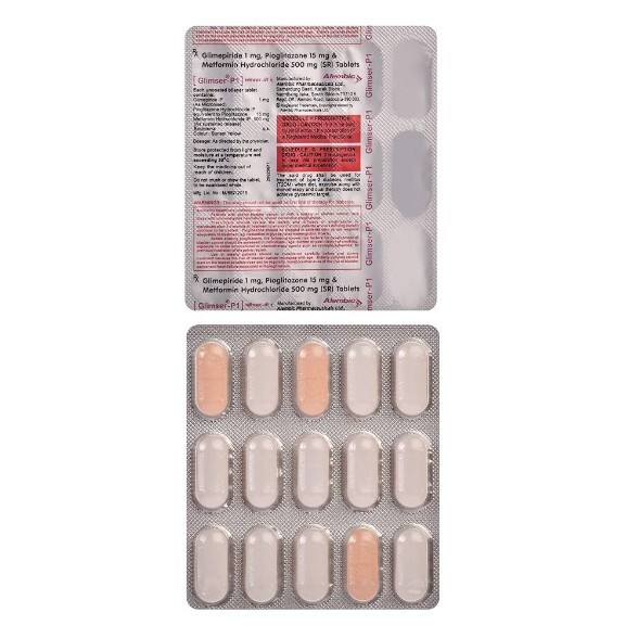 GLIMSER P 1MG TABLET