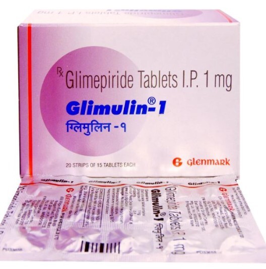 GLIMULIN 1MG TABLET
