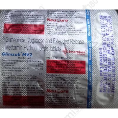 GLIMZAB MV2 TABLET