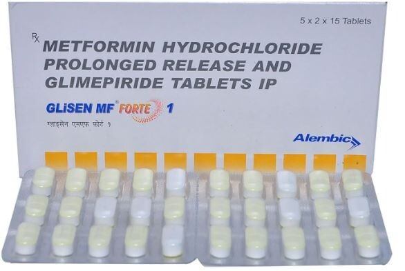 GLISEN MF FORTE 1MG TAB