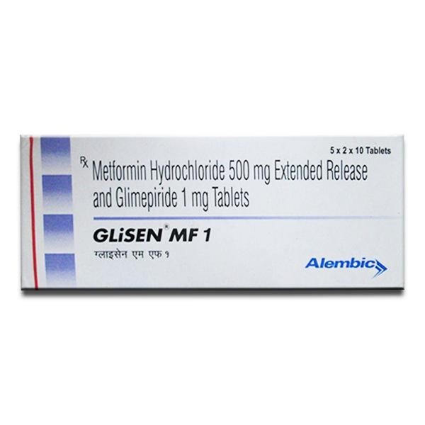 GLISEN-MF 1MG TAB