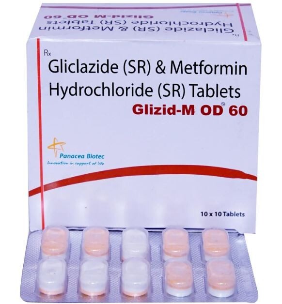 GLIZID M OD 60MG TAB
