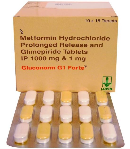 GLUCONORM G 1MG FORTE TABLET